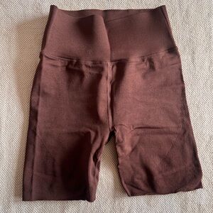 Brown workout shorts